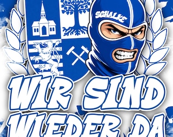 50x FC Schalke Aufstieg Aufkleber