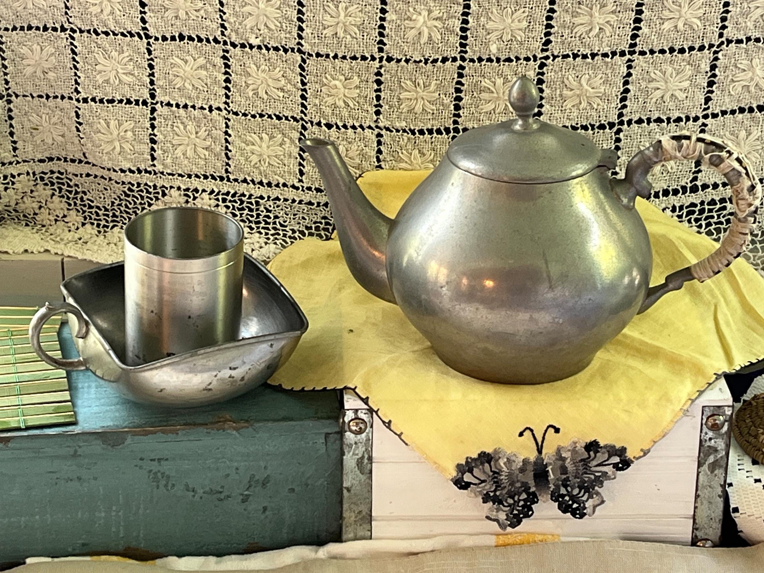 お値下げしますSelangor Pewter ティーセット Selangor Pewter Tea Set - Etsy