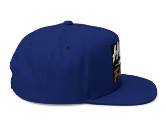 Hope Without Faith flat bill cap | Embroidered statement hat