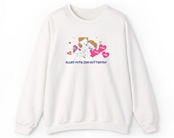 Embroidered Mother Daughter Sweatshirt | Hearts, Love, Crewneck Apparel