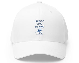 I Really Love Running cap | Embroidered Running Couple Hat