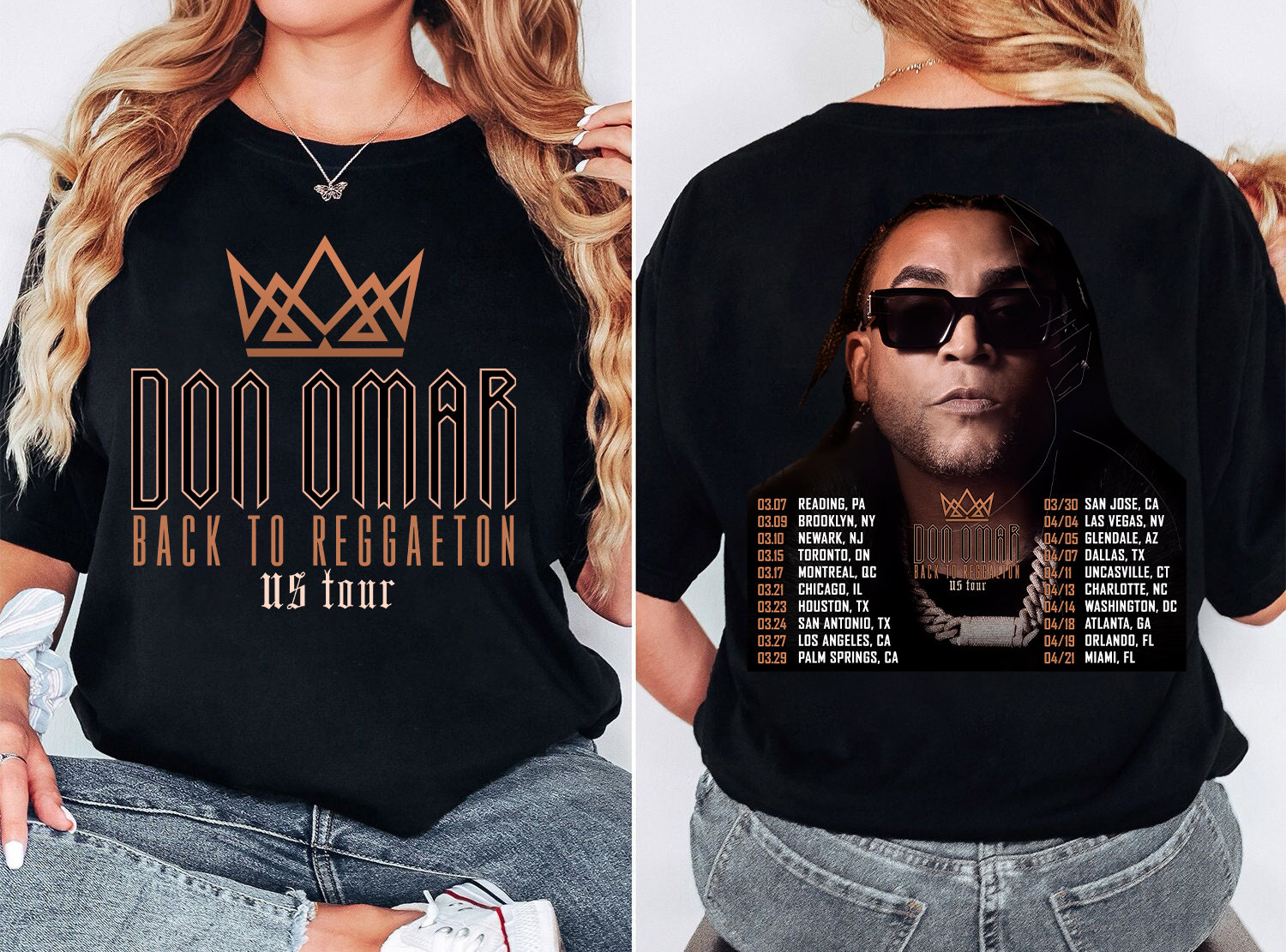 Don Omar T Shirt, Don Omar Back to Reggaeton Tour 2024 T-Shirt, Don Omar Concert Shirt, Don Omar Fan Gift T Shirt -