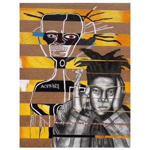 Basquiat Inspired Art Print