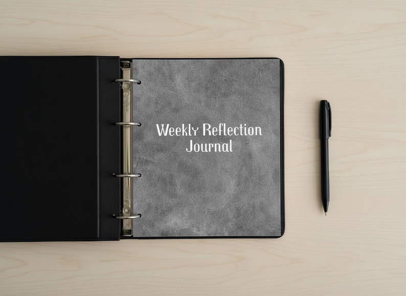 Journal for Weekly Reflection - Download and Print - Etsy