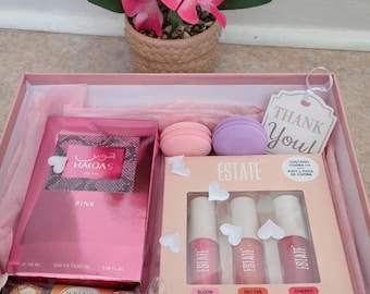 Luxury Spa Gift Box | Perfume, Chocolate, Lip Oils | Birthday Relaxation Set