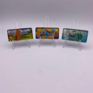 Imán de cartas Pokémon, imán de cartas coleccionables, regalo para gamers, decoración de TCG, decoración para habitaciones de frikis, arte de cartas coleccionables, idea de regalo única