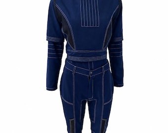 Bo-Katan Kryze Mandalorian Cosplay Costume | Flight Suit and Armor Undersuit Set