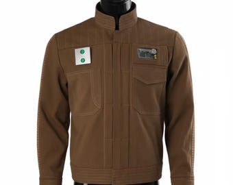 Cal Kestis Cosplay Jacket Star Wars Jedi Survivor Costume | Brown Leather Jacket For Comic Con & Halloween