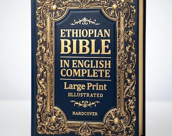エチオピア聖書 ハードカバー – 大活字版（英語）