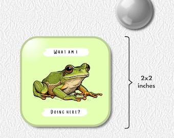 Animal Art Refrigerator Magnet (humor)