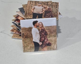 Aangepaste fotomagneten | Gepersonaliseerde fotomagneten | Koelkastmagneten | Cadeau-idee | Baby-, familie- en trouwfoto's