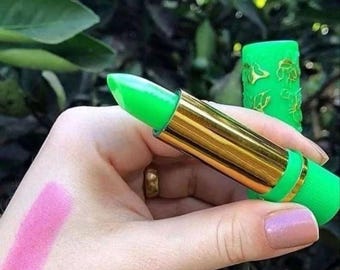 Balsamo labbra da bomboniera per matrimonio marocchino, rossetto tradizionale verde, durata 24 ore.