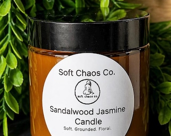 Vela de soja de lujo de 113 g / Vertida a mano / Relajación / Regalo para el autocuidado / Vela de aromaterapia