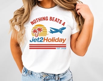 Rien ne vaut un cadeau viral drôle Jet2 Holiday Meme Tee T-shirt 2966