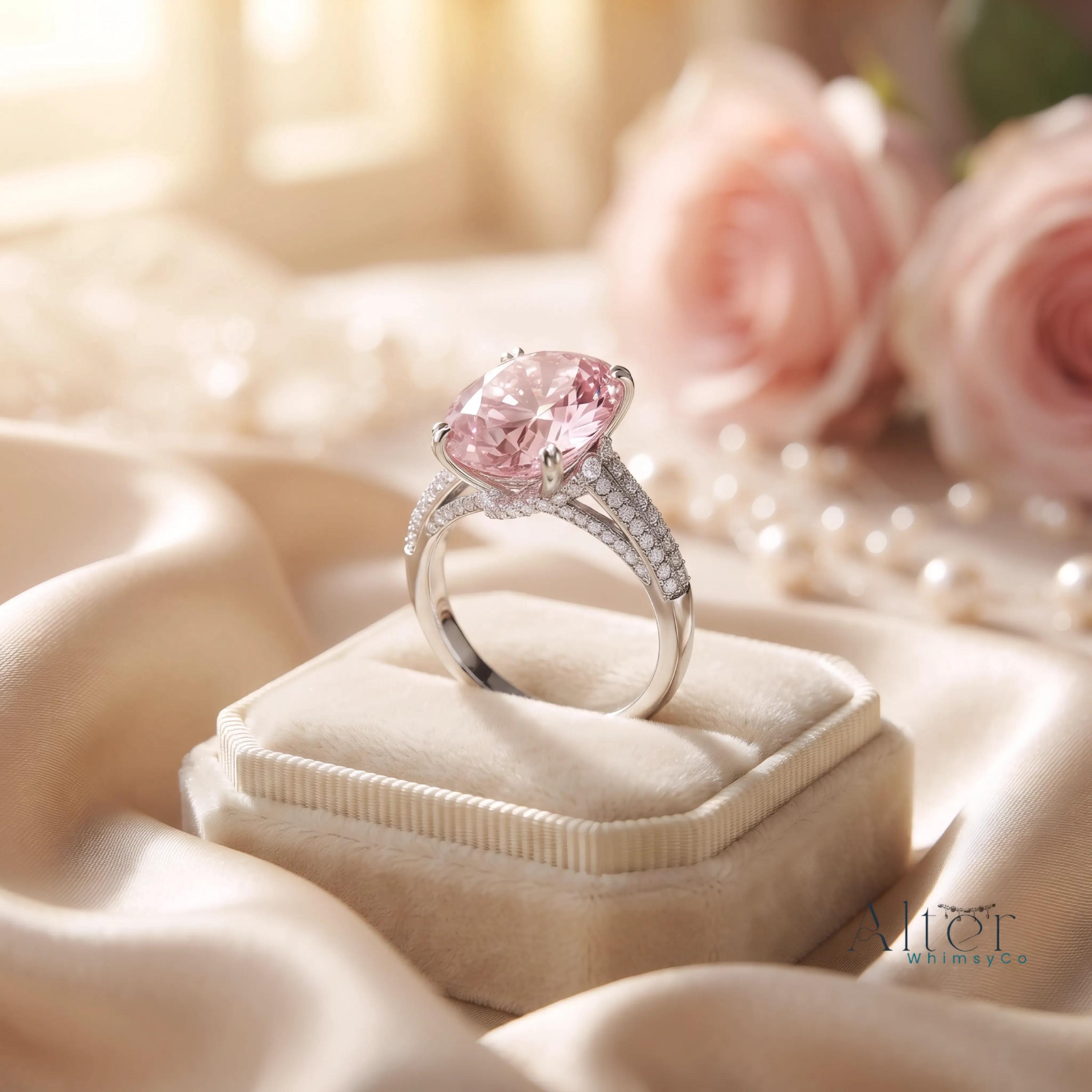 Pink Spinel Ring - Etsy