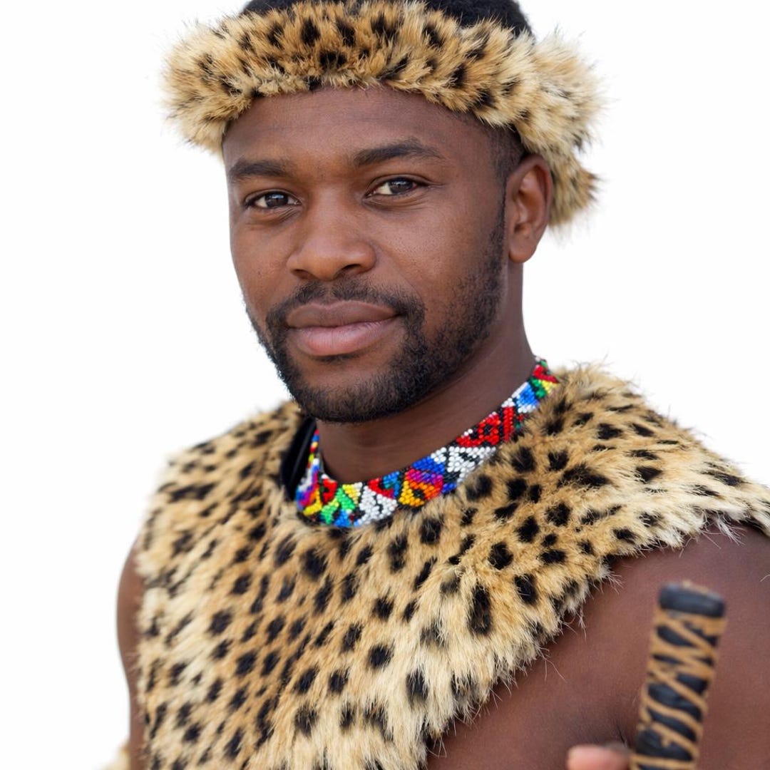 Authentic Zulu Faux Print Headband – Traditional Handmade African ...