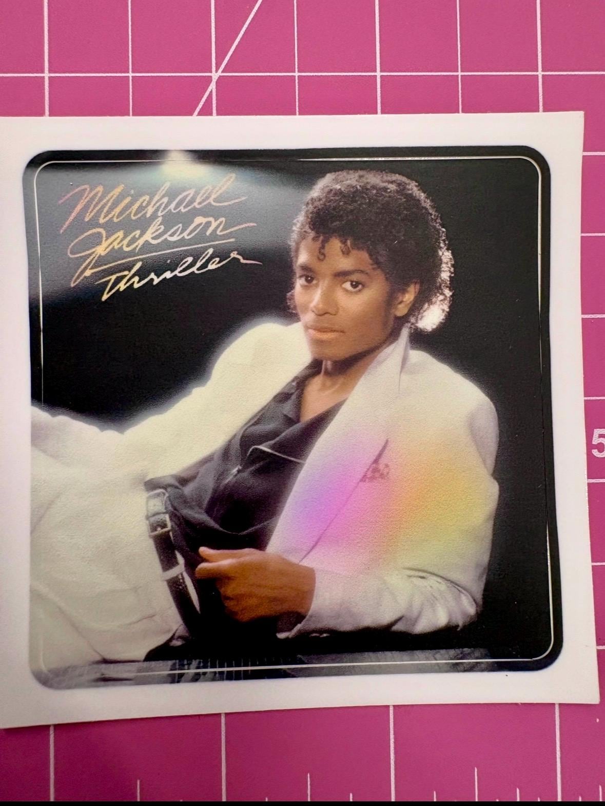 MJ Album Sticker - Etsy