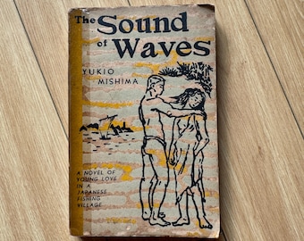 The Sound of Waves Yukio Mishima 1956 vintage boek Japanse literatuur klassieke roman zeldzame hardcover