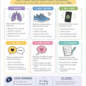 Coping Skills Handout for Teens | Emotional Regulation Worksheet ...