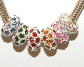 Reserve Trina European Style 50 Swarovski Crystal Bead Colors per Convo Fits all European Bracelets 11mm Take 10% Off Summer Sale
