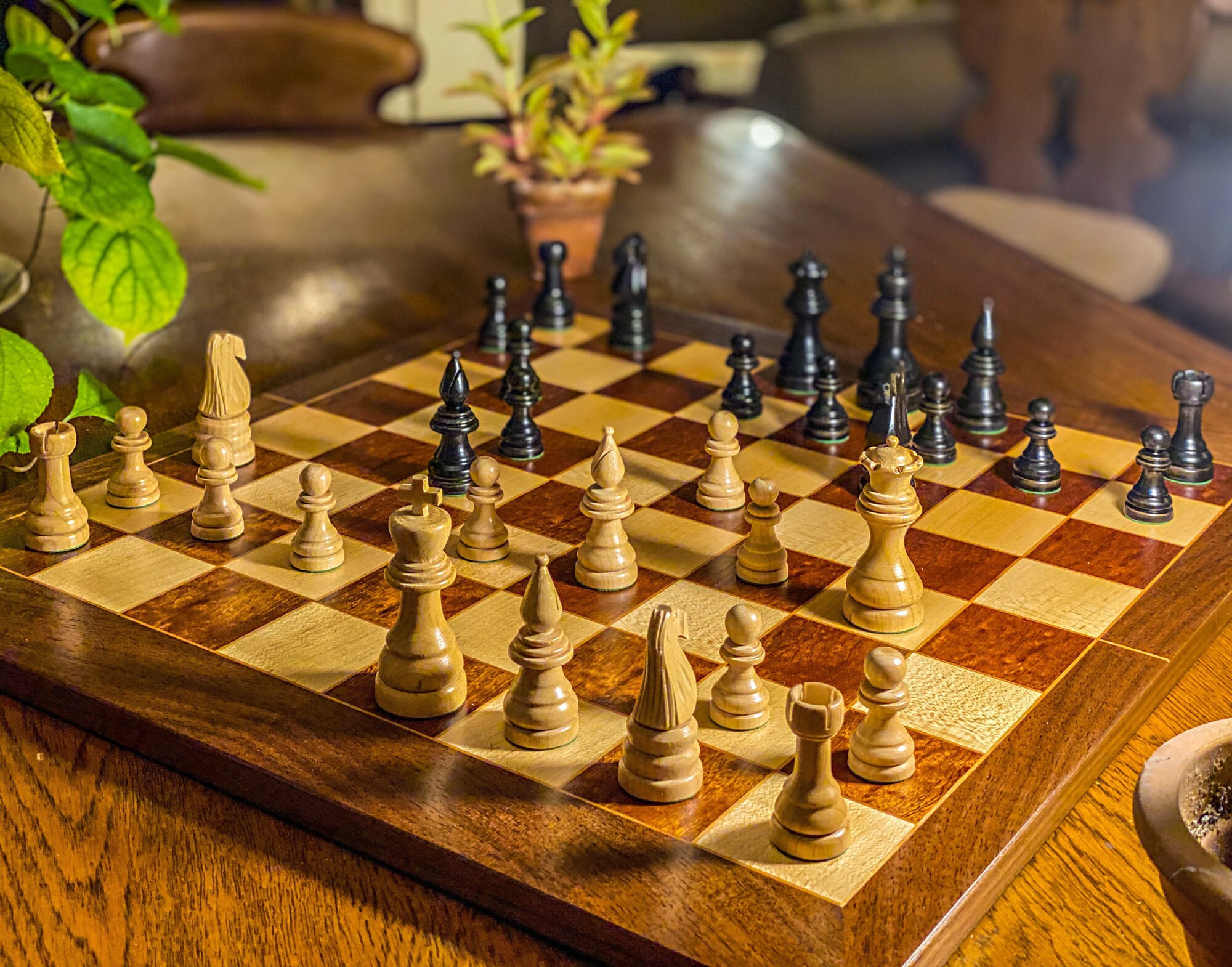 Chess Set and Board - Kurt Meyer Fine Woodworking