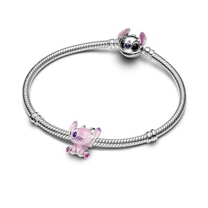 Disney Lilo & Stitch Angel Charm , Sterling Silver, Perfect For Bracelets, Gift for Her, Jewelry Accessory