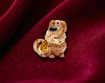 Pixar Up Dug Charm, Sterling Silver Bracelet Accessory, Gift For Her