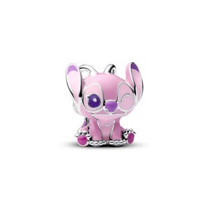 Disney Lilo & Stitch Angel Charm , Sterling Silver, Perfect For Bracelets, Gift for Her, Jewelry Accessory
