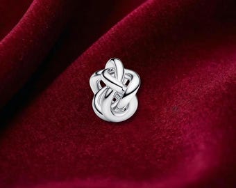 Infinity Knot Charm , Sterling Silver, Perfect For Bracelets, Gift for Her, Jewelry Accessory