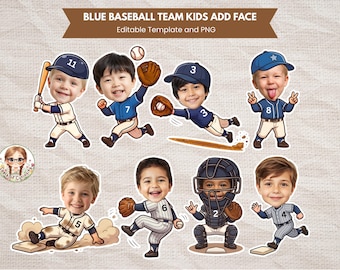 Baseball Kids Add Face Baseball Themed Birthday Body Cutout Baseball Player School Bulletin Board Decor Baseball Kids Unique Cupcake Toppers