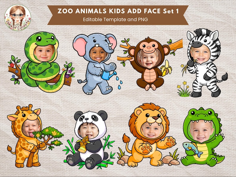 zoo-animals-kids-add-face-safari-birthday-animal-faces-zoo-animals