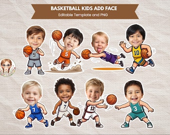 Basketball Kids Add Face Sports Day Themed Birthday Body Cutout Basketball School Bulletin Board Decor Basketball Game Party Decor Ideas