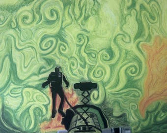 Proyecto Ave María - Arte en Pastel (Enmarcado)