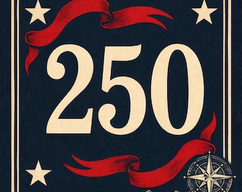 250 Years Americana Bandana: Red White Blue Stars Stripes Bandana