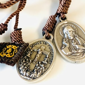 Pray for the Souls of Purgatory Scapular Bracelet