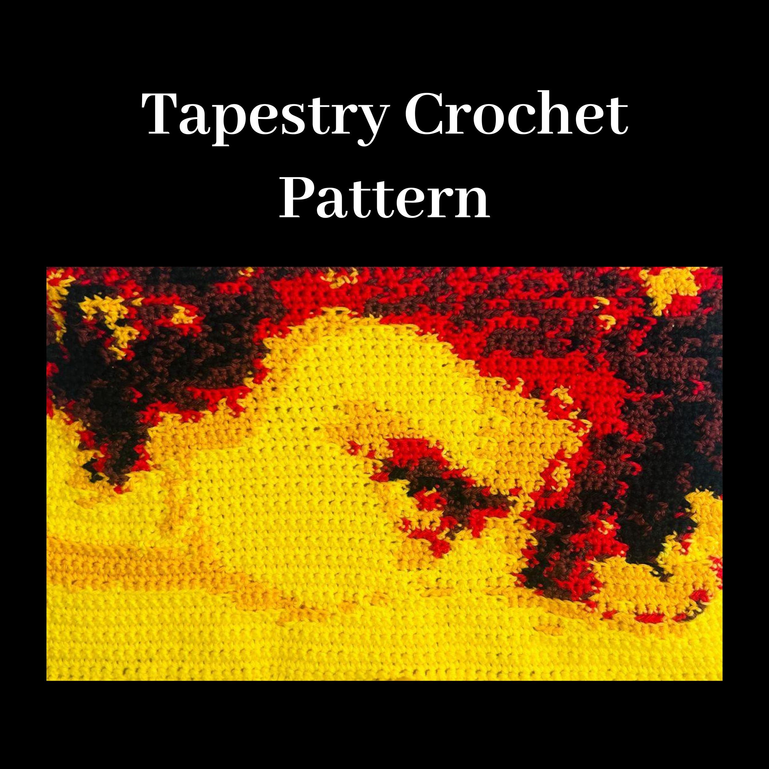 30 Crochet Patterns Inspired by Angels: Heavenly, Whimsical, and Giftable Crochet Ideas 28 Fallen Angel Art-Inspired Tapestry Pattern