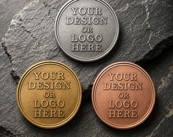 Custom Metal Challenge Coin, Personalized Logo Photo Text Coin, Custom Engraved Military Commemorative Coin, Business Gift Souvenir