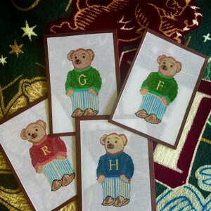Custom Harry Potter Bear Needlepoint Canvas