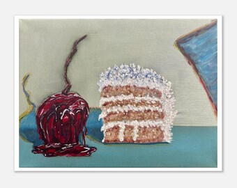 Candy Apple and Coconut Cake | Fine Art Print