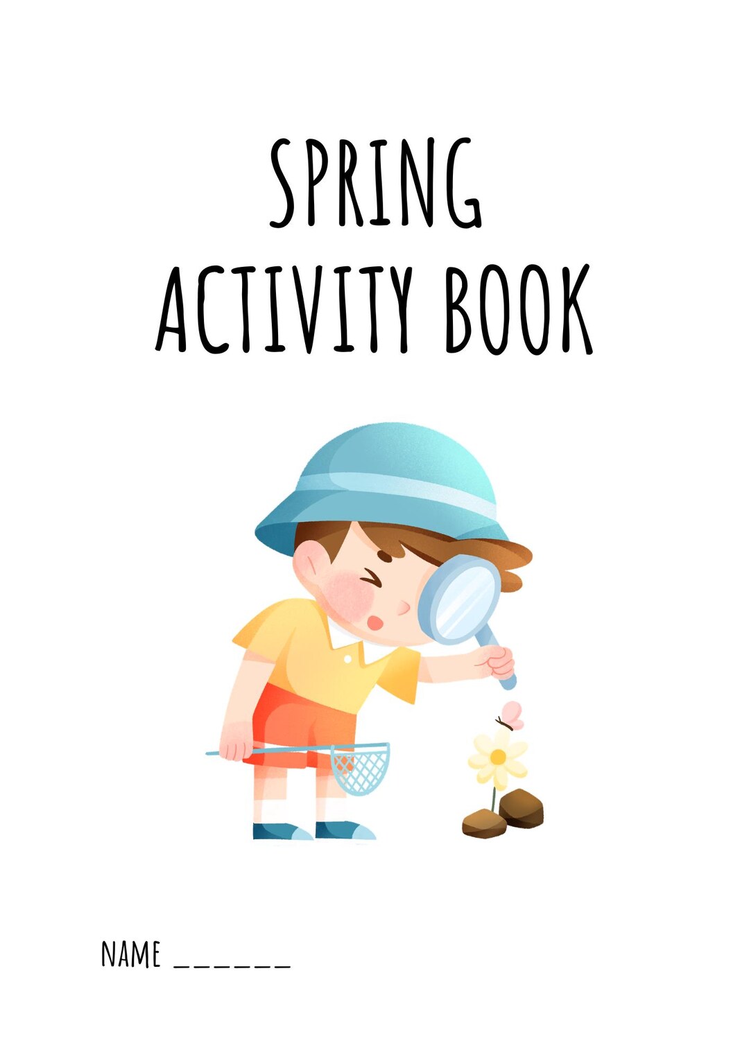Spring Notebook Kids Spring Activity Book Printable for Kids and Toddlers | Preschool ...
