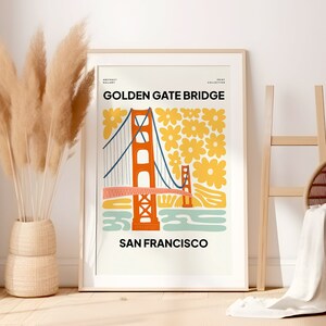 San Francisco art print,Golden Gate poster,Cali print,travel print,California,San Francisco travel print,Friscoposter,San Francisco Wall art