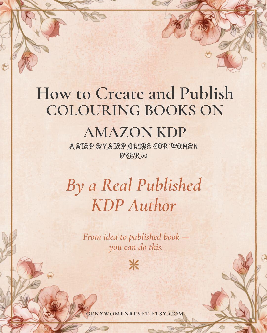 How to Create and Publish Colouring Books on Amazon KDP | Step by Step ...