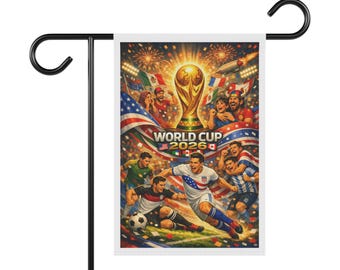 Fußball WM 2026 Fußballspieler Garten Flagge | Garten Girlande