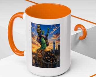 We Are The Champions graffiti basketball Accent Mug | 15oz