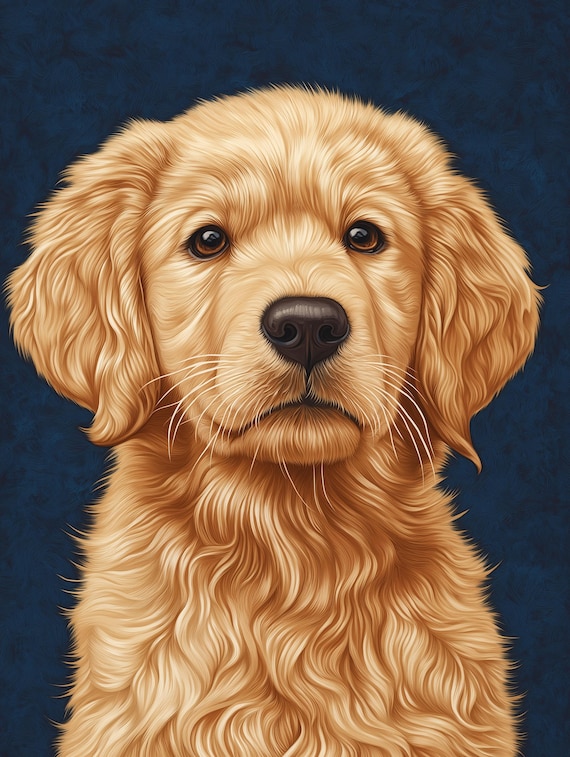 Warm Golden Retriever (High-resolution | Digital Download)