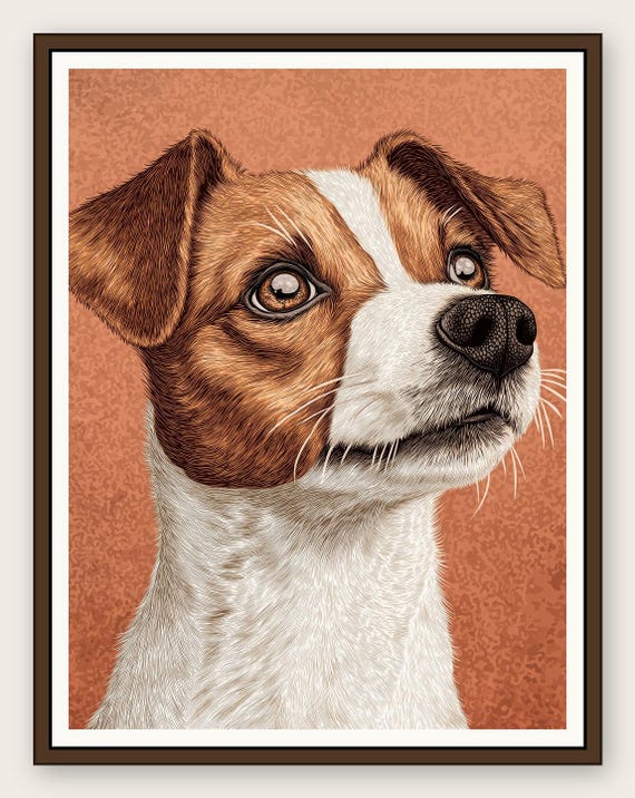 Jack Russell Terrier Portrait (High-resolution | Digital Download)