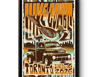 Luke Combs Toronto Canada Rogers Stadium June 6 2026 Concert Music Tour Poster