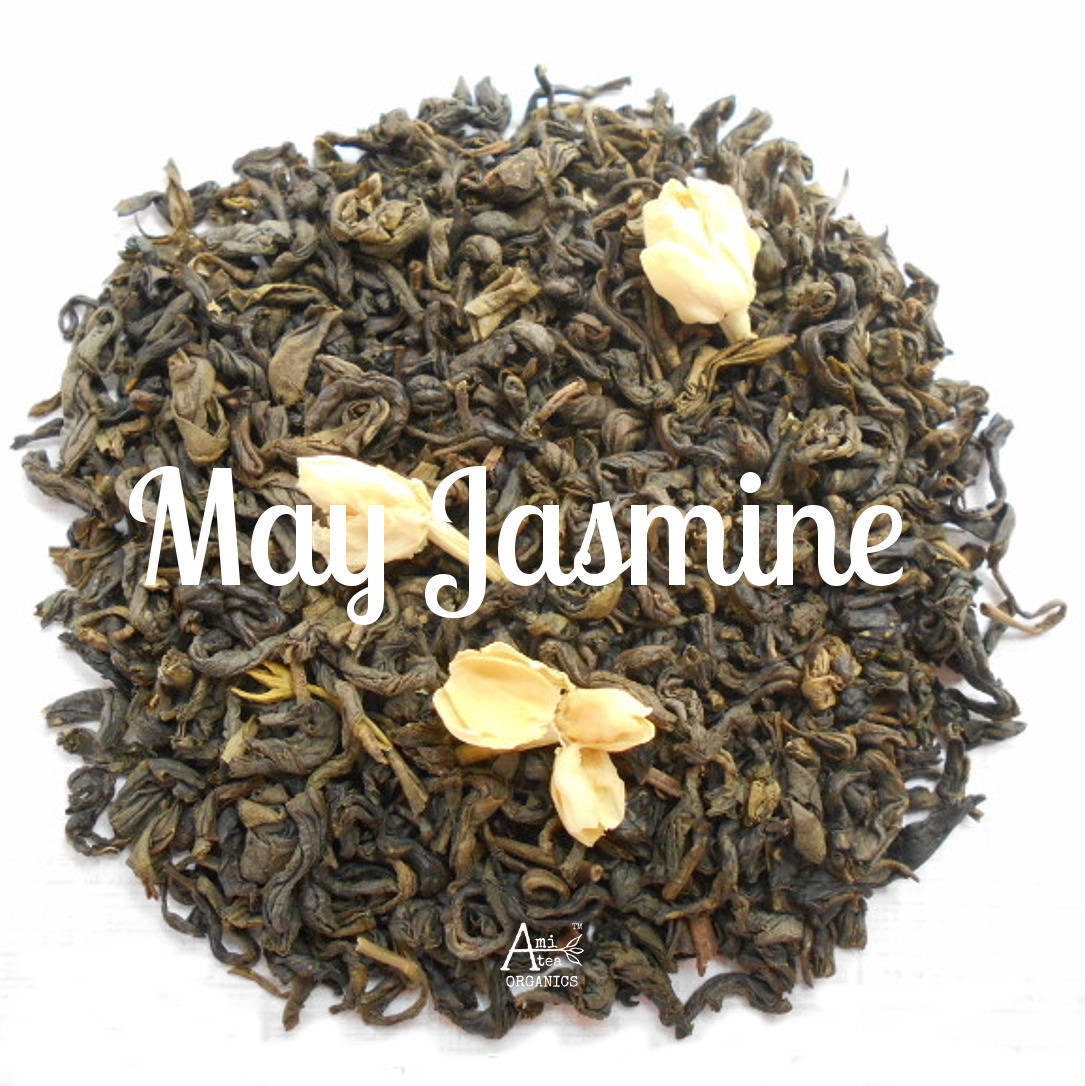 Jasmine Tea Organic Green Tea Whole Leaf MAY JASMINE Etsy