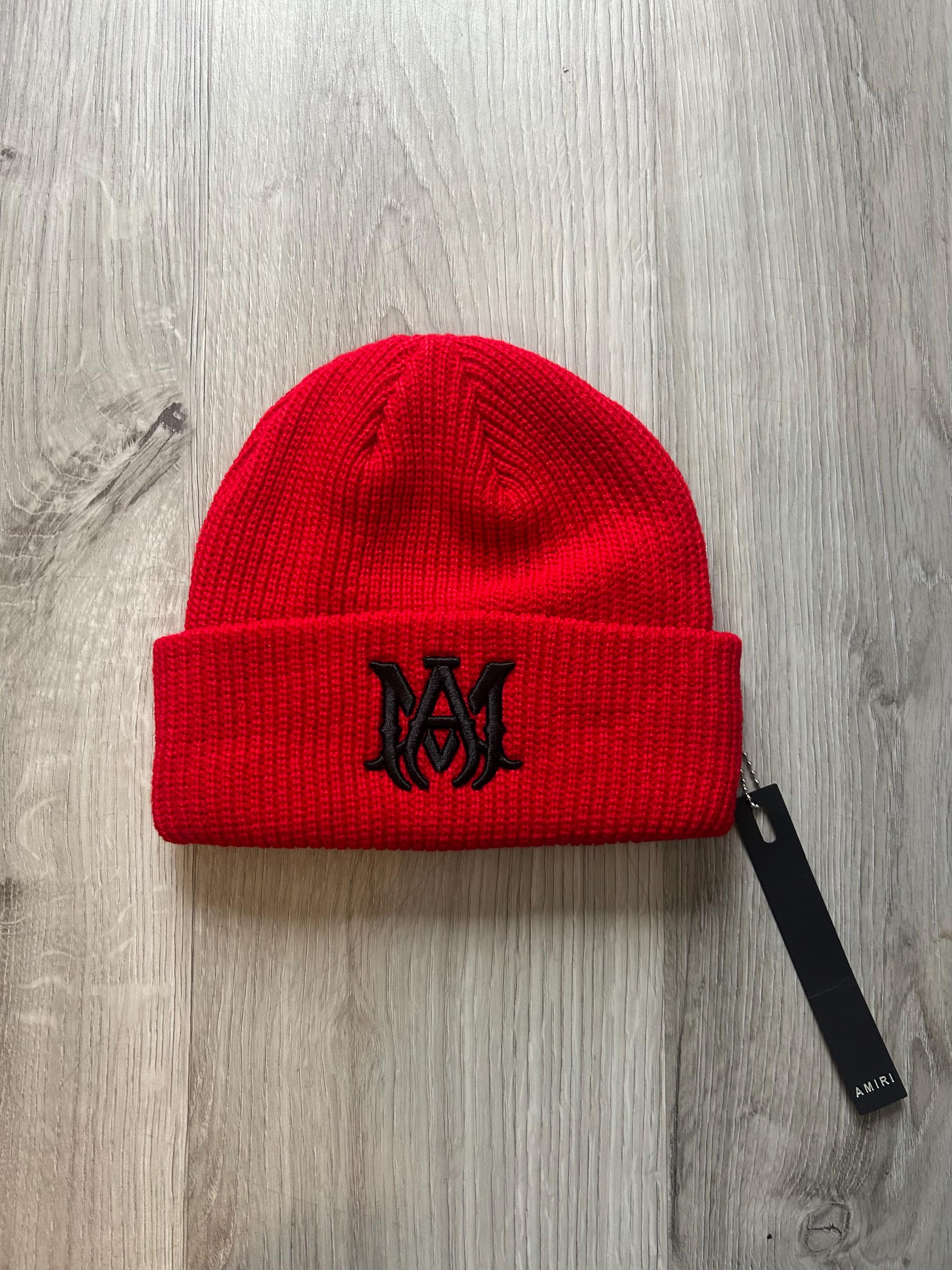 Red Amiri Beanie - Etsy