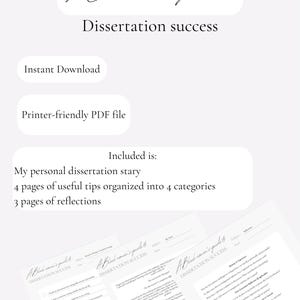 A Black Woman's guide to Dissertation Success